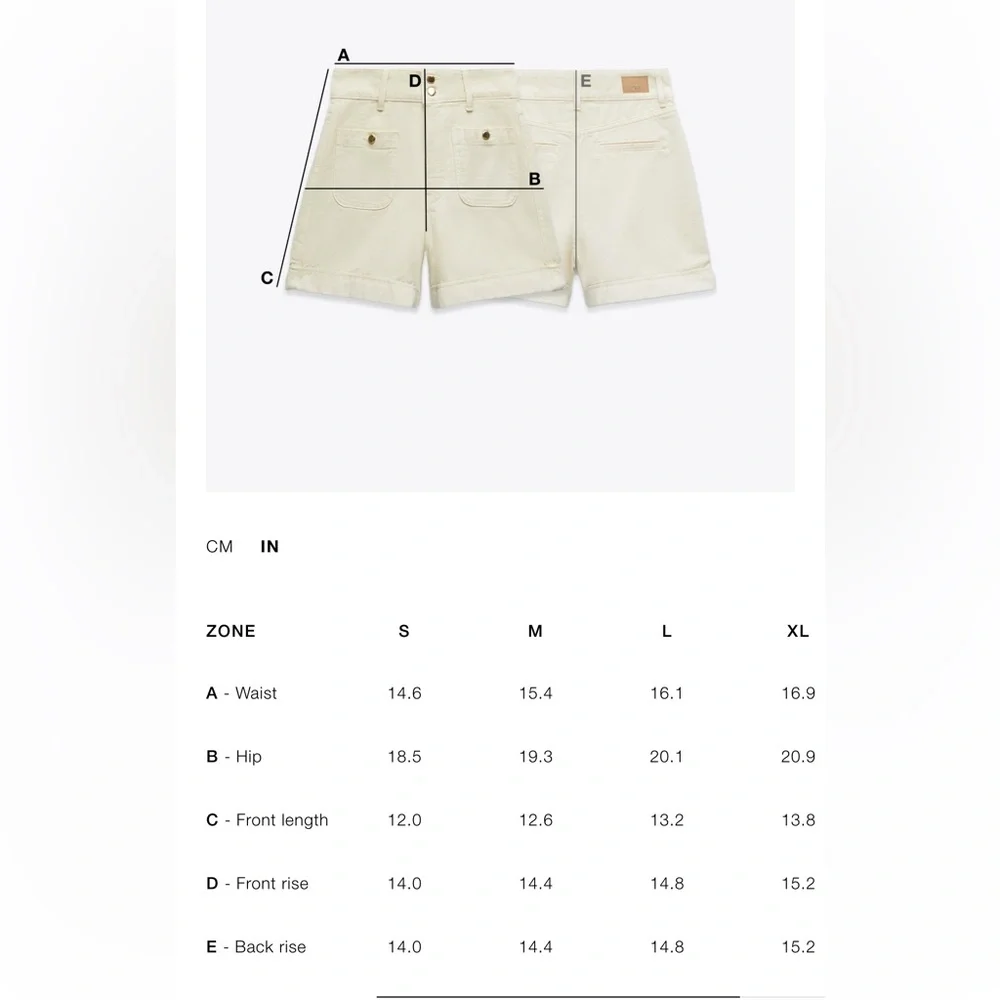 Zara Embroidered Mirror Shorts - Picture 12 of 12